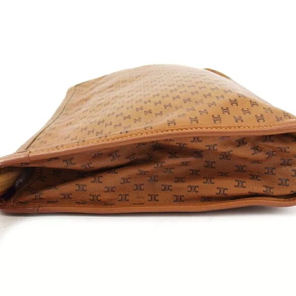 CELINE Clutch Bag Macadam Leather Authentic - Picture 3 of 7